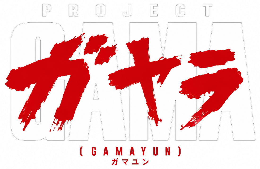 PROJECT GAMA (GAMAYUN⁺) — akira-homage logo